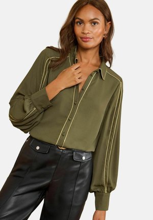 Love & Roses, Hemdbluse - khaki green