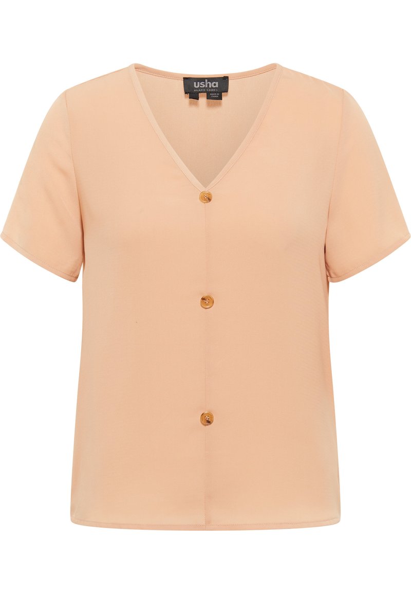 usha Overhemdblouse beige mêleerd