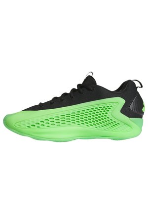 ANTHONY EDWARDS 1 LOW - Scarpe da basket - lucid lime   aurora ink   core black