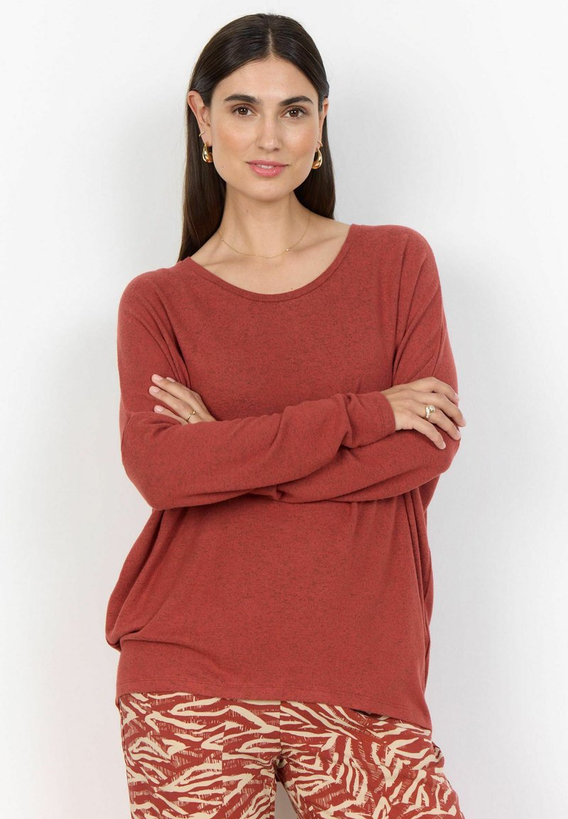 Soyaconcept BIARA - T-shirt à manches longues - mineral red mel