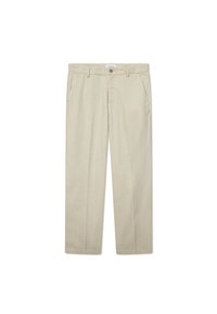 COMO SLACK SLUB SUIT PANTS - Trousers - ivory melange