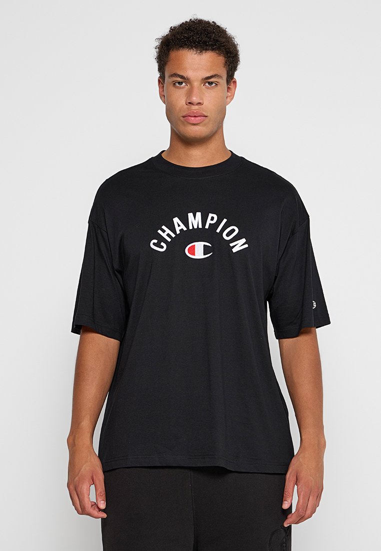 Champion T-shirt print zwart