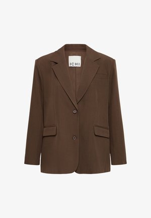 ICHI, IHFAVA OVERSIZE BL - Blazer - slate black melange