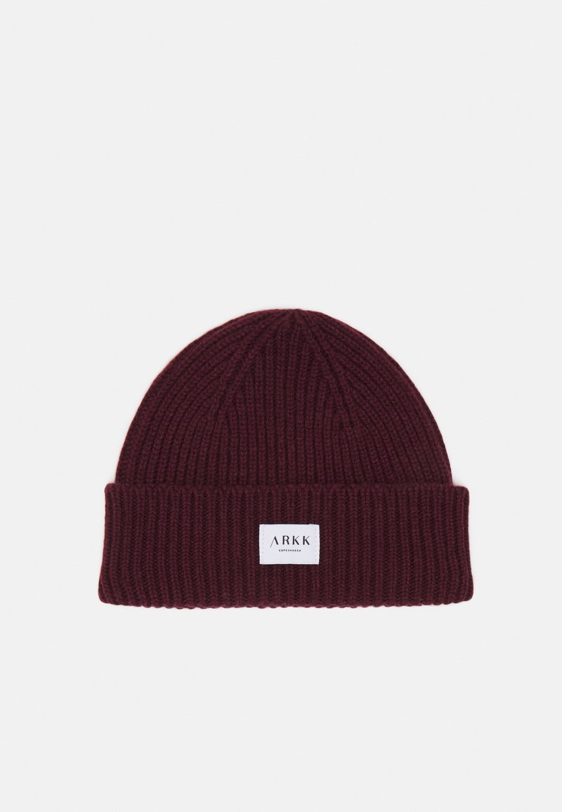 ARKK Copenhagen CLASSIC BEANIE UNISEX - Kootud müts - bordeaux