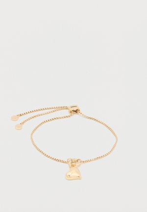 CARD PUFFY HEART SLIDER - Karkötő - gold-coloured