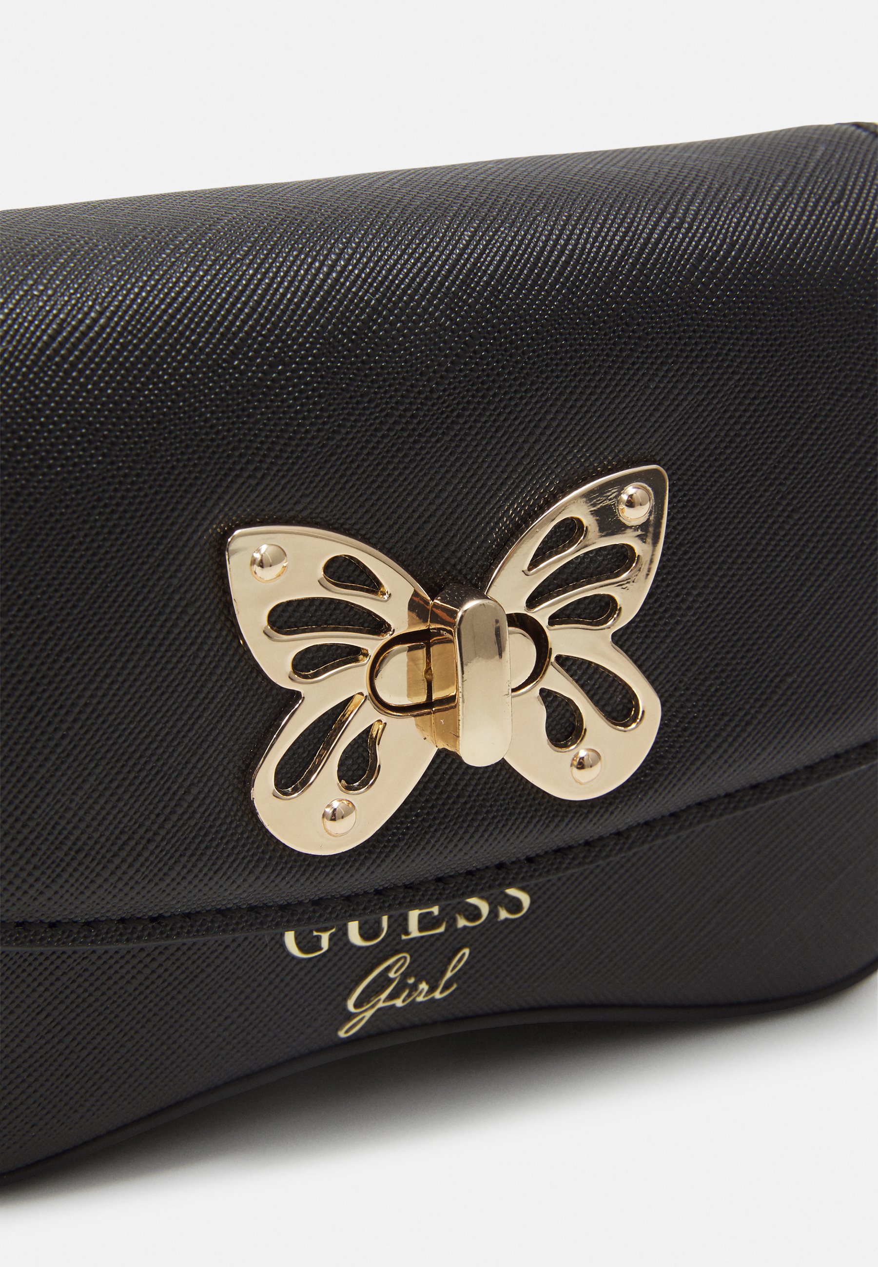black and gold guess bag