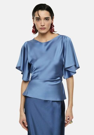 Imperial, BLUSA MANICA CORTA - Camicetta - ceruleo