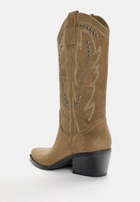 PULL&BEAR Cowboy-/Bikerboot - beige