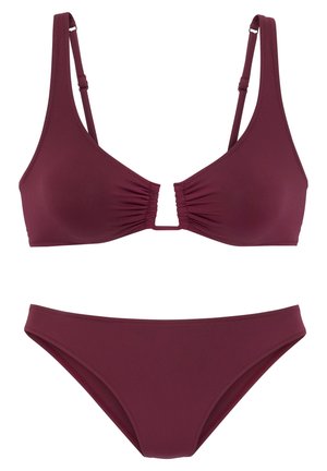 s.Oliver SET - Bikini - bordeaux