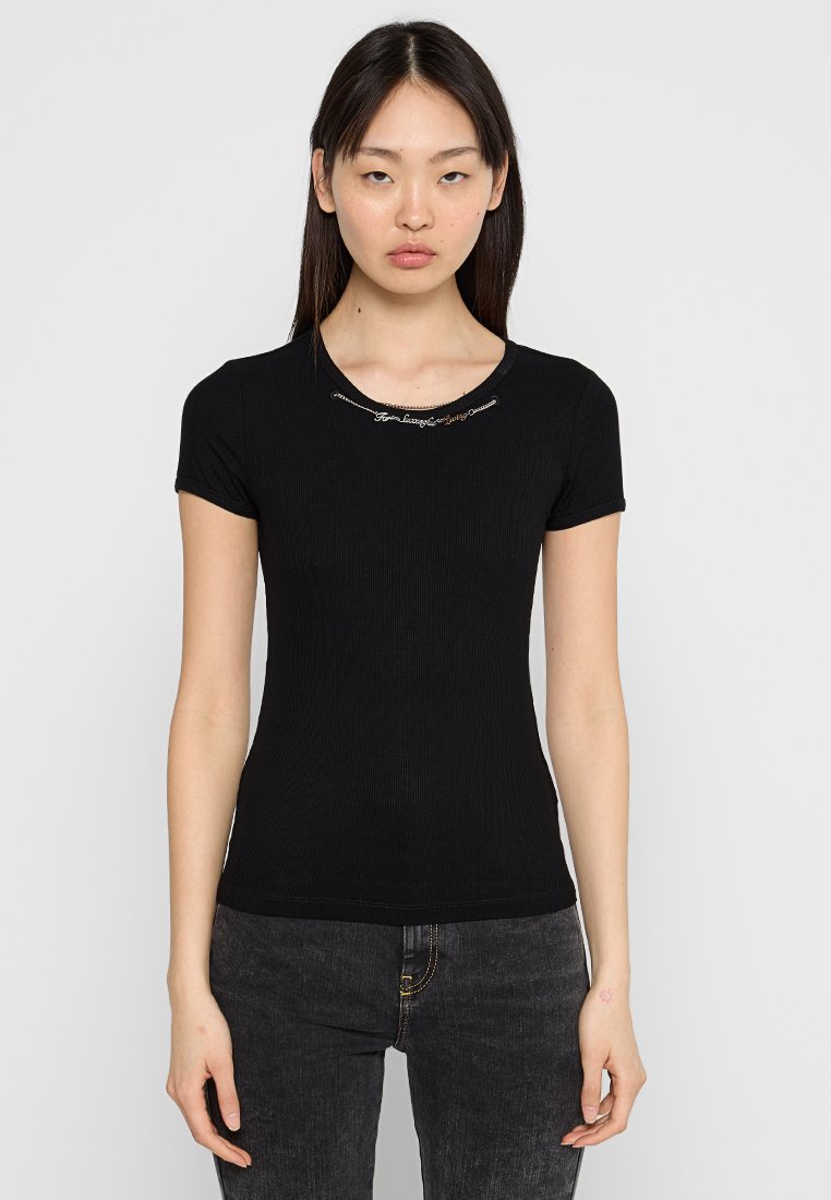 Diesel T-shirt basic zwart