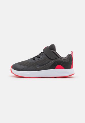 WEARALLDAY UNISEX - Sneakersy niskie - medium ash/black/siren red