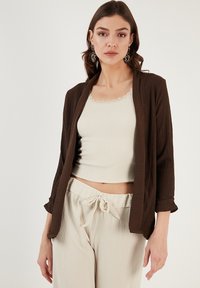 LELA REGULAR FIT - Kardigán - brown
