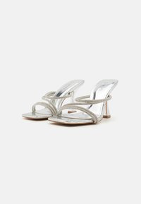Simmi London ZITA - High heeled sandals - silver-coloured