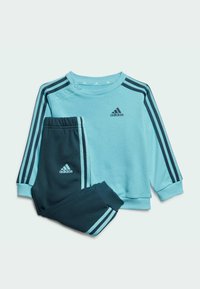 adidas Performance JOG SET - Tuta - light aqua   arctic night