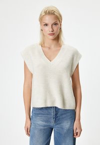 V NECK - T-Shirt basic - white