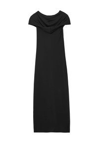 Calliope LUNGO CON CAPPUCCIO - Freizeitkleid - ultrablack