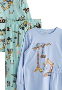 Lindex 2 PACK SET - Σετ πιτζάμας - light blue