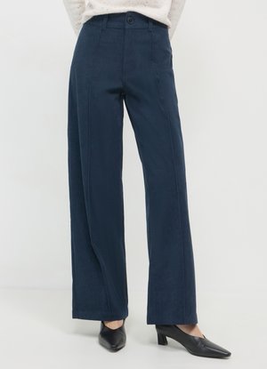 Calliope PALAZZO EFFETTO - Stoffhose - blu