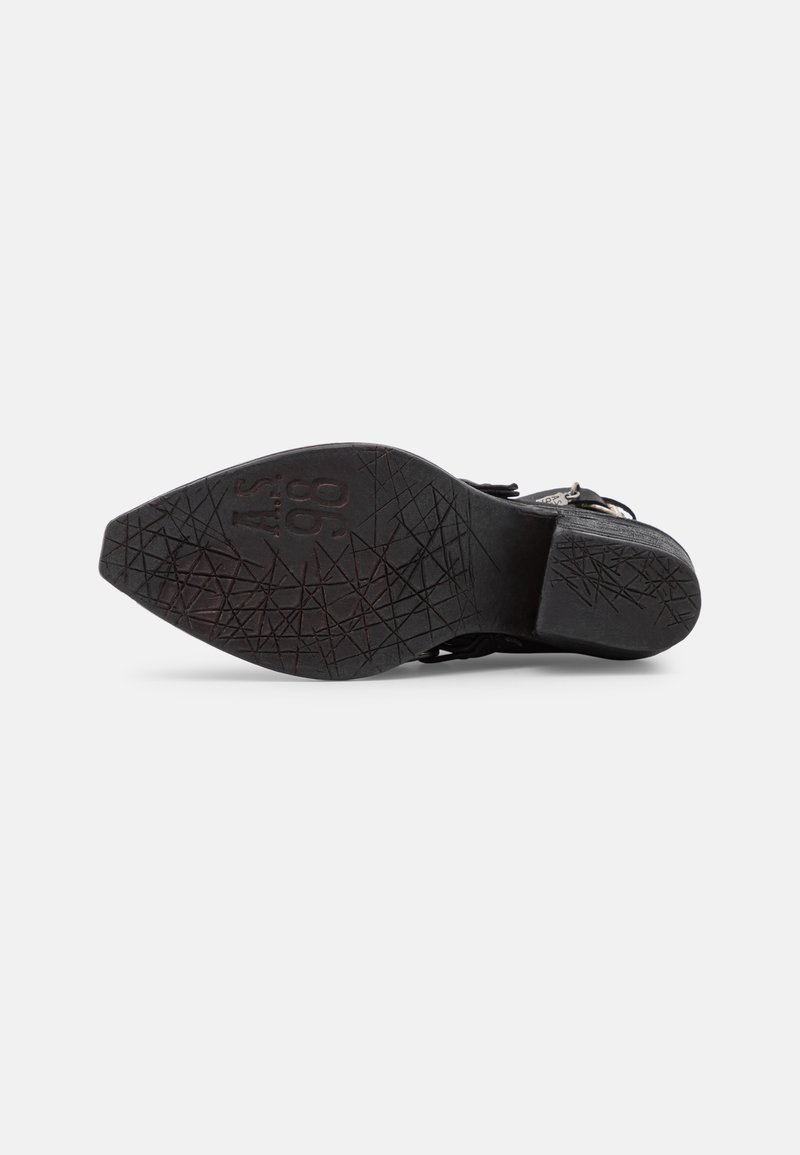 Damen Ankle Boots | A.S.98 Cowboy-/Bikerstiefelette nero/schwarz - OH61386 Damen Ankle Boots | A.S.98 Cowboy-/Bikerstiefelette nero/schwarz - OH61386