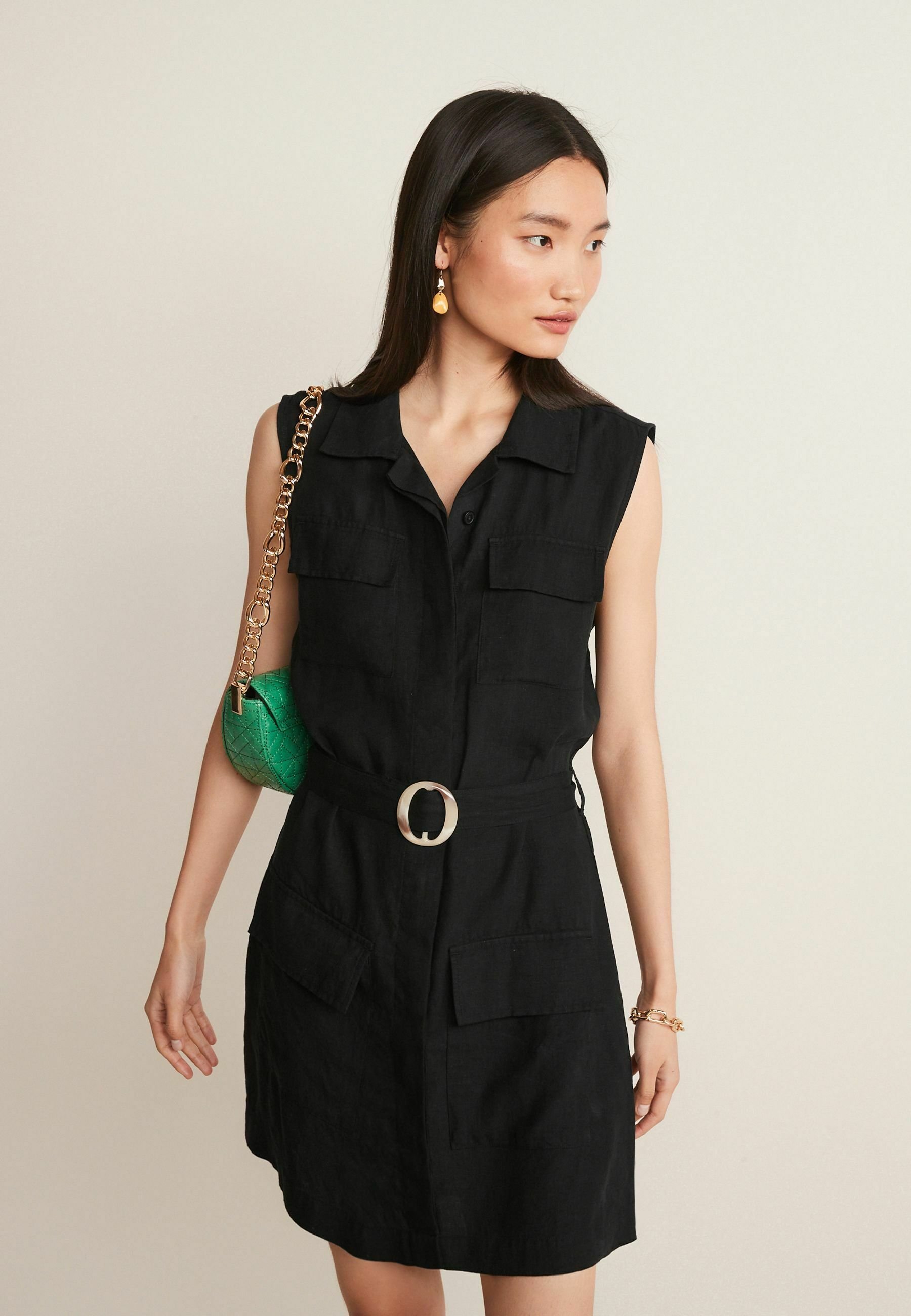 UTILITY - Shirt dress - charcoal grey 