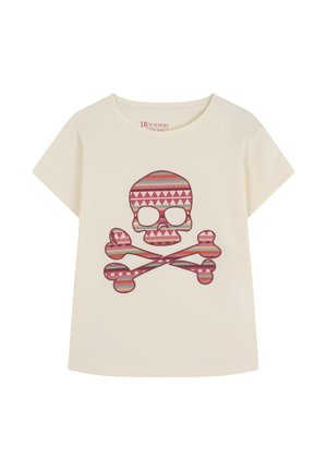 ETNICSKULLTEE - Camiseta estampada - white