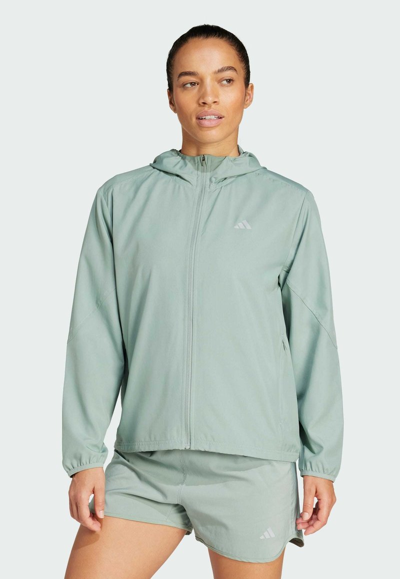 adidas Performance RUN IT JACKET - Veste coupe-vent - silver green