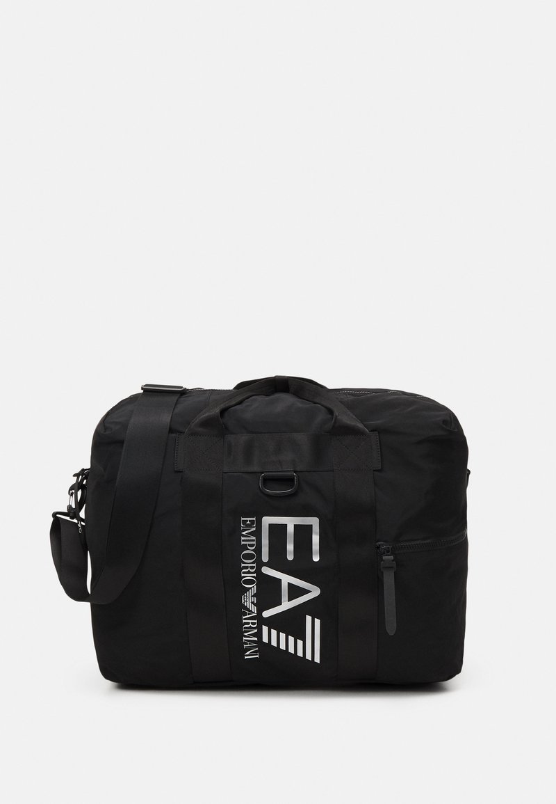 EA7 Emporio Armani LARGE GYM BAG UNISEX Sports bag black/silver