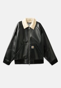 SHEPTON JACKET - Kunstlederjacke - black/natural