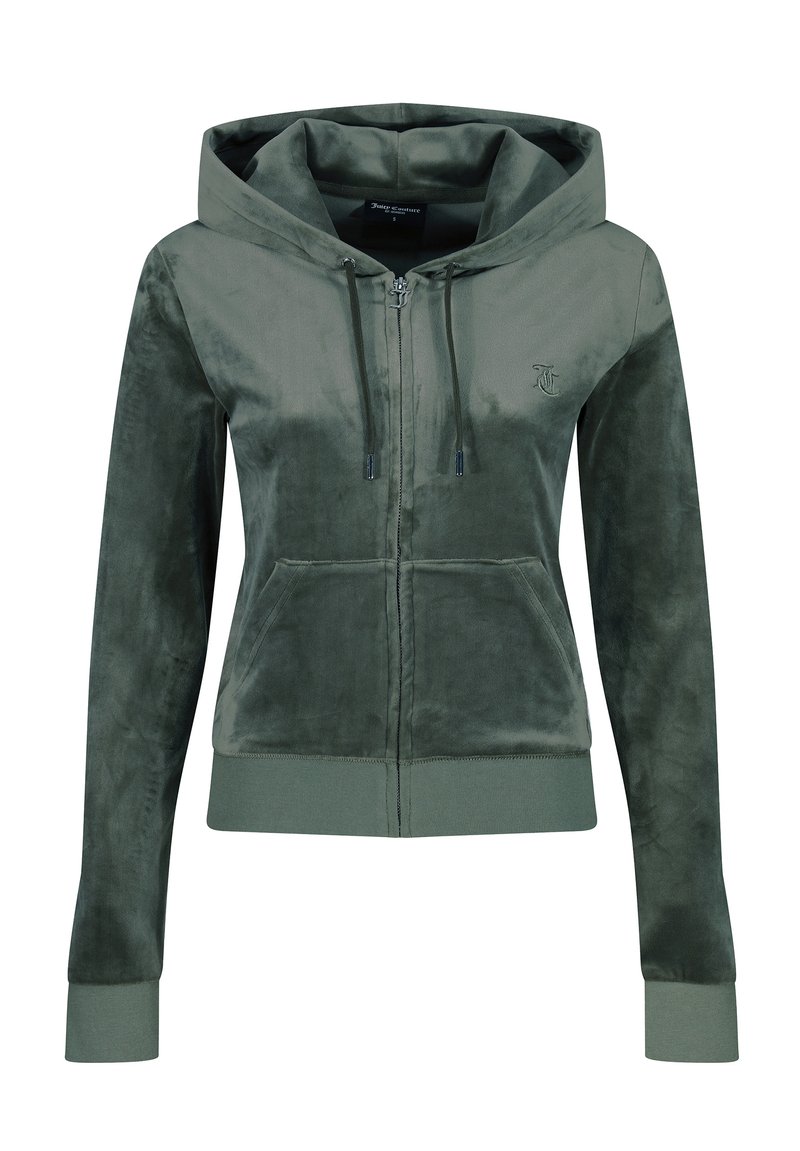 Juicy Couture ROBERTSON - Felpa con zip - grigio muschio