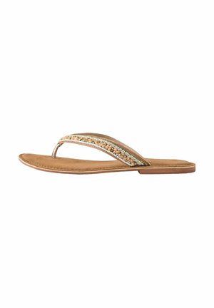 STANDARD FIT - Infradito - new gold suede