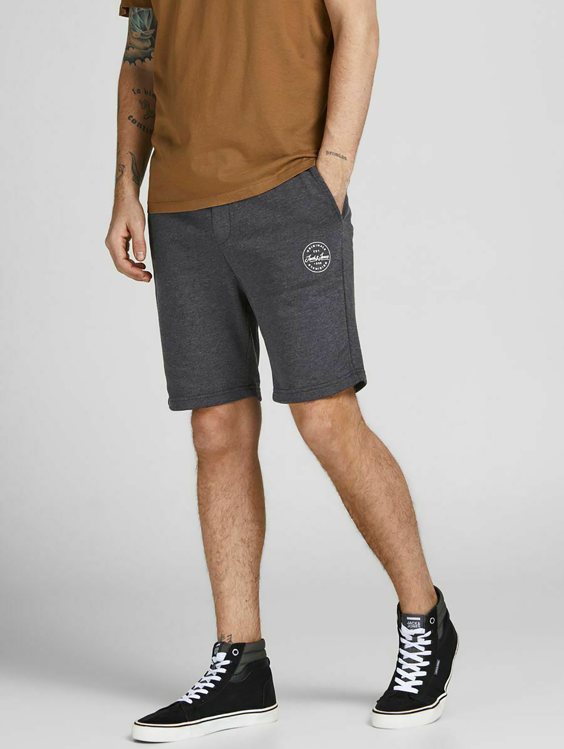 Jack \u0026 Jones SHARK - Shorts - dark grey 