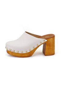 Clogs - beige