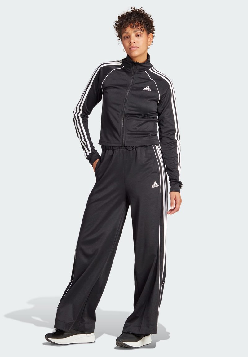 adidas Sportswear - Treningas - top:black/white bottom:black/white, Padidinti