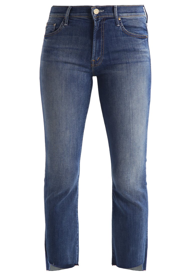 Mother Straight leg jeans donkerblauw denim