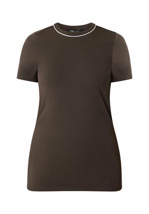 Long Tall Sally, TALL ACTIVE TOPS - Basic T-shirt - chocolate