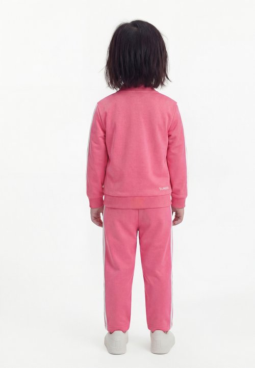 adidas TIBERIO INFANT UNISEX SET - Chándal - pink fusion/clear pink/white — photo 2