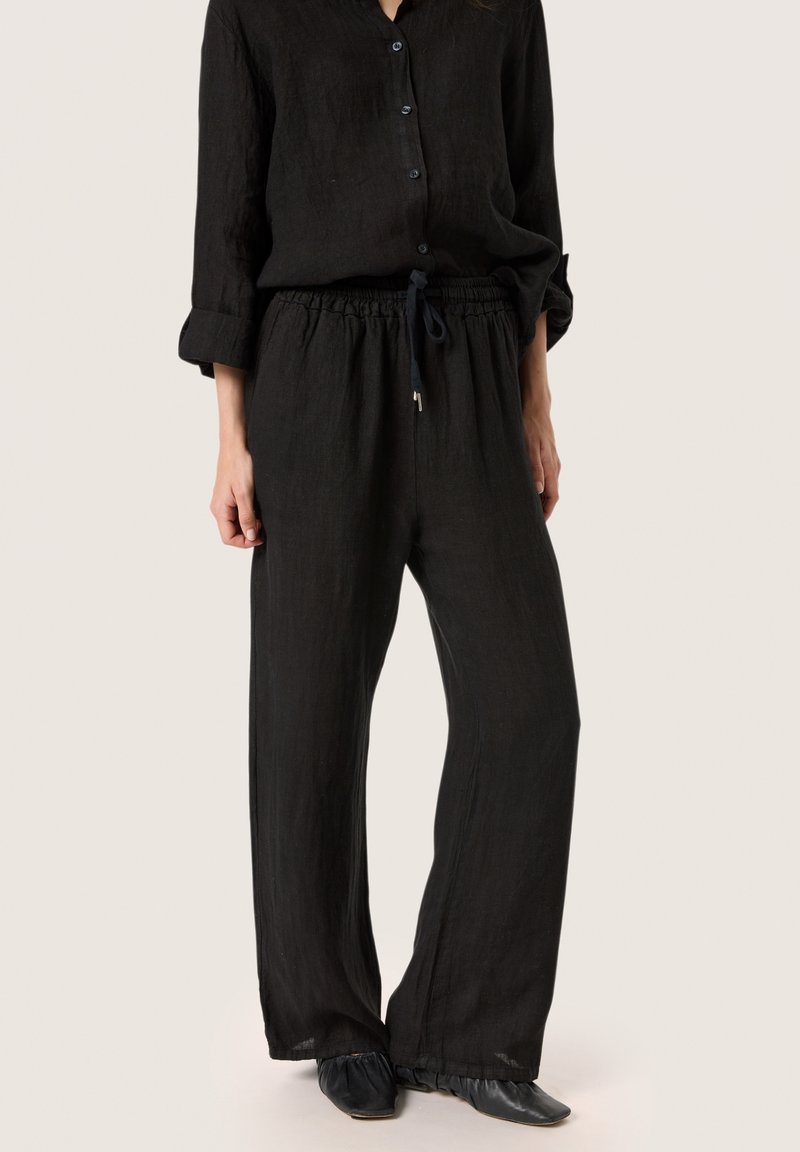 Soaked in Luxury AURAN - Tygbyxor - black