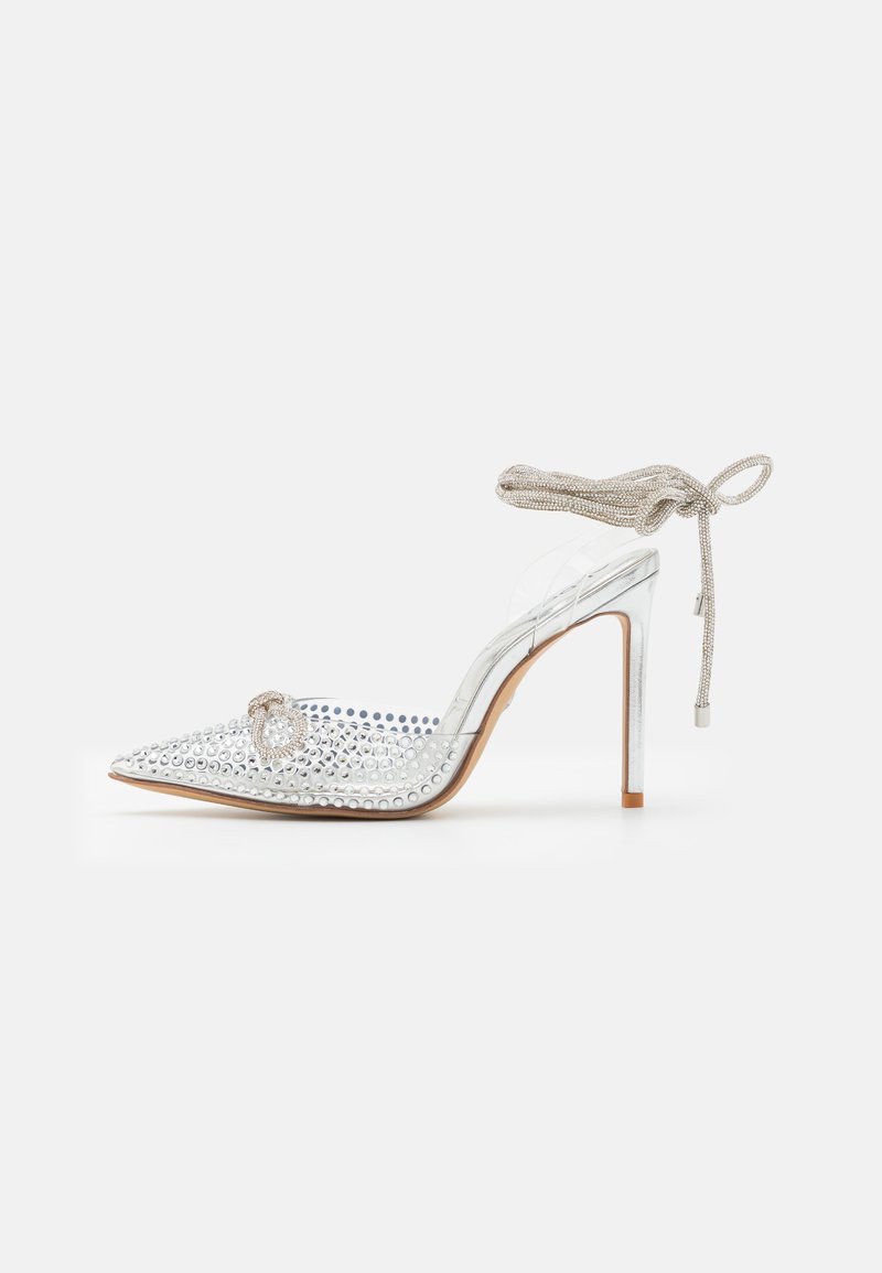 ALDO Sandalen zilverkleurig