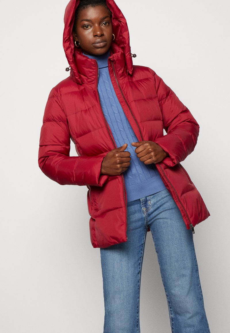 tommy hilfiger jacket red womens