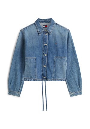 Tommy Jeans, TIE JACKET - Teksajakk - denim medium