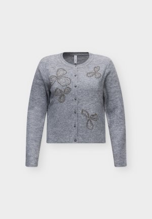 ONLY, ONLFADIMA O NECK - Ζακέτα - medium grey melange
