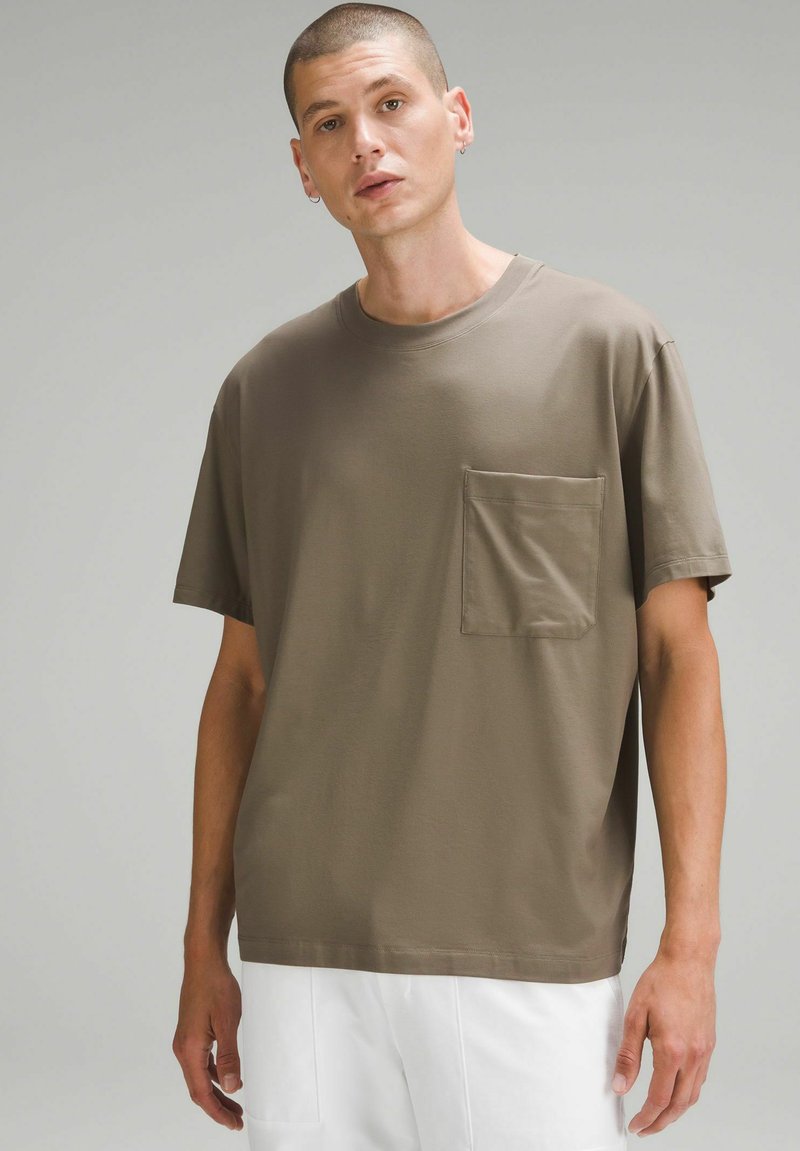 Lululemon FUNDAMENTAL™ OVERSIZED T TShirt basic khaki Zalando.at