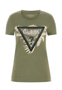 LOGO-DREIECK - T-Shirt print - olivgrün