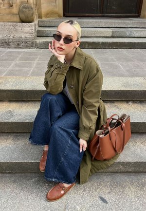 Timberland WATER REPELLENT LONG  - Trenchcoat - olive