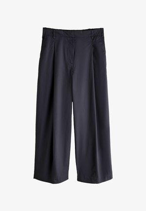 Next, REGULAR FIT - PLEATED BARREL LEG CHINO TROUSERS . - Nohavice - charcoal grey