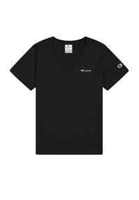 ICONS V-NECK SMALL LOGO - T-shirt basic - black
