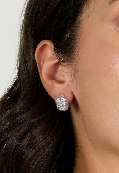 Tamaris Orecchini a cerchio TJ 0520 E 23 Argento, 23, Acciaio inossidabile, Perla di vetro