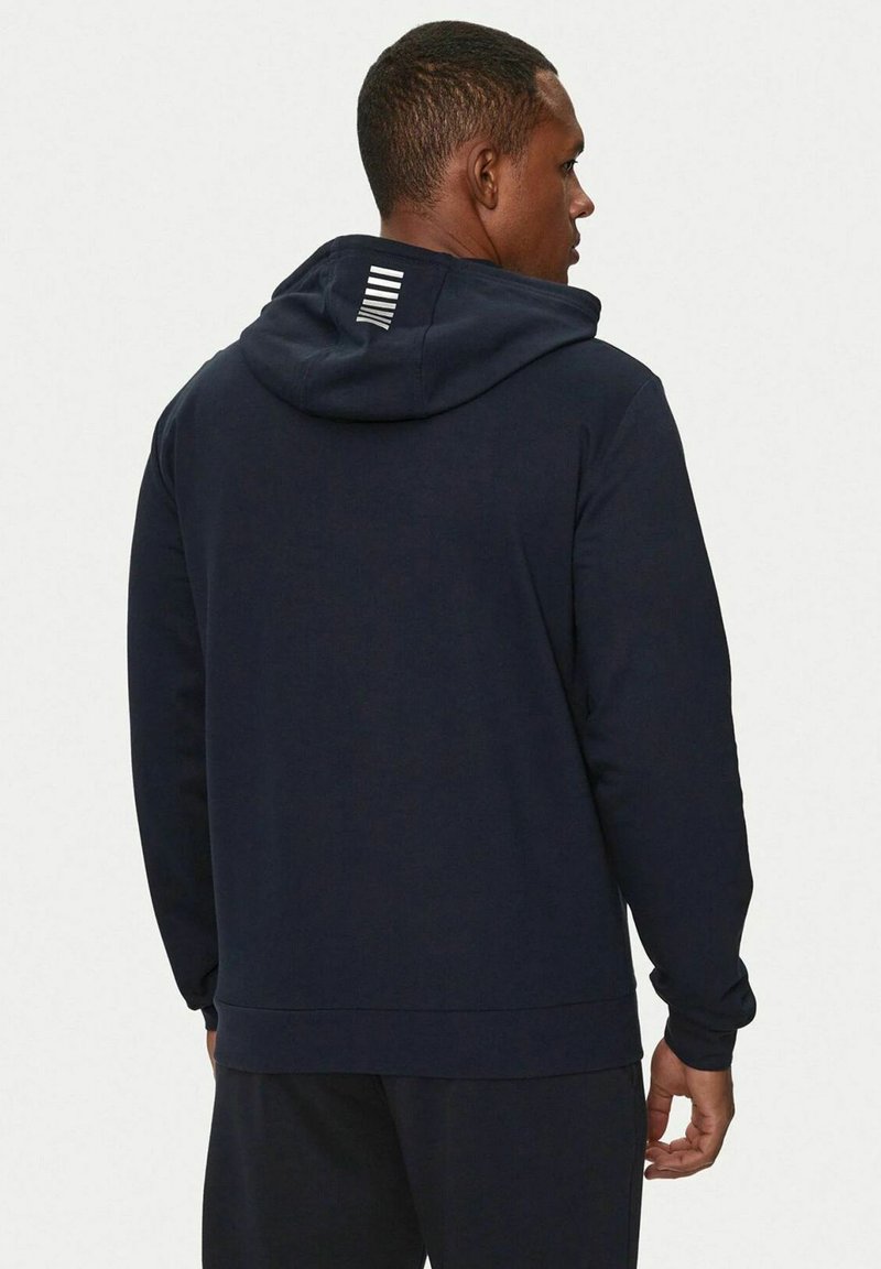 Felpa Con Cappuccio E9 Arloc Uomo – Colore Blu Navy, Fatta In Italia