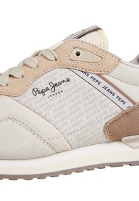 Pepe Jeans LONDON LOGO - Sneakers laag - off lace beige