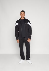 Champion ICONS FULL ZIP SWEATSUIT COLORBLOCK SET - Tuta - black